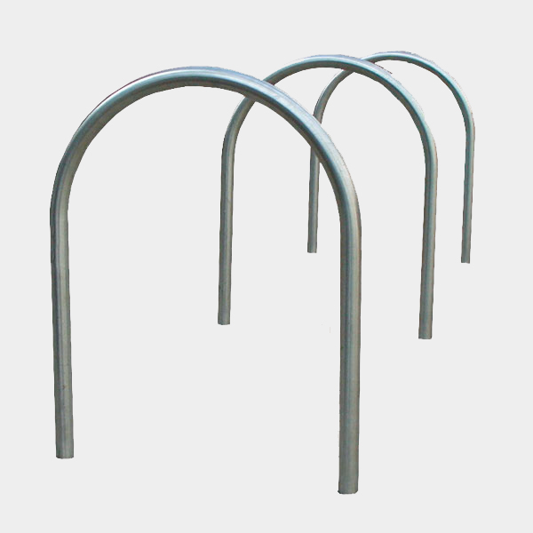 Estante del estacionamiento del tenedor del soporte de la bici del suelo del piso de acero anticorrosión