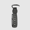 Soporte de bicicleta de pared vertical moderno de acero negro para apartamento