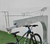 Estante de bicicleta de acero al carbono múltiple de soporte moderno comercial al aire libre