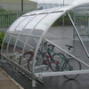 Almacenamiento de refugios de ciclo de cochera galvanizada de metal para cubierta de estacionamiento de bicicletas