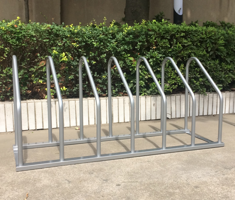 Soporte de almacenamiento de estacionamiento de bicicletas con cerradura para exteriores de capacidad múltiple