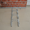 Portabicicletas galvanizado para 4 bicicletas de acero inoxidable rectificado de capacidad múltiple