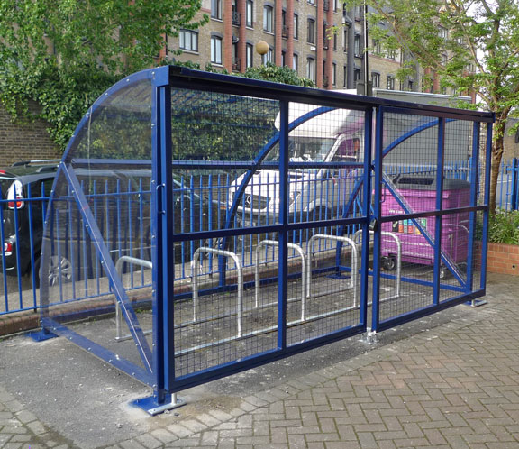 Cobertizo de almacenamiento de bicicletas con toldo para refugio de lluvia individual al aire libre para la venta