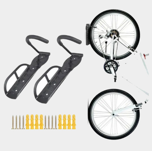 Colgador de bicicleta de montaje en pared para almacenamiento de bicicletas de fácil montaje portátil para interiores