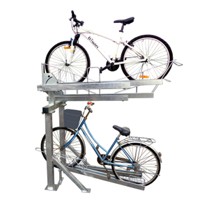 Easy Metal Bicycle Technology Soporte de estacionamiento de dos pisos para exteriores