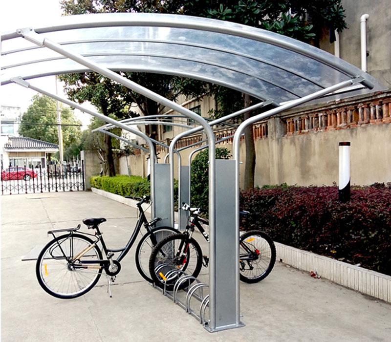 Refugios para bicicletas al aire libre de metal para jardín Soportes para almacenamiento de bicicletas Cobertizo para urbano
