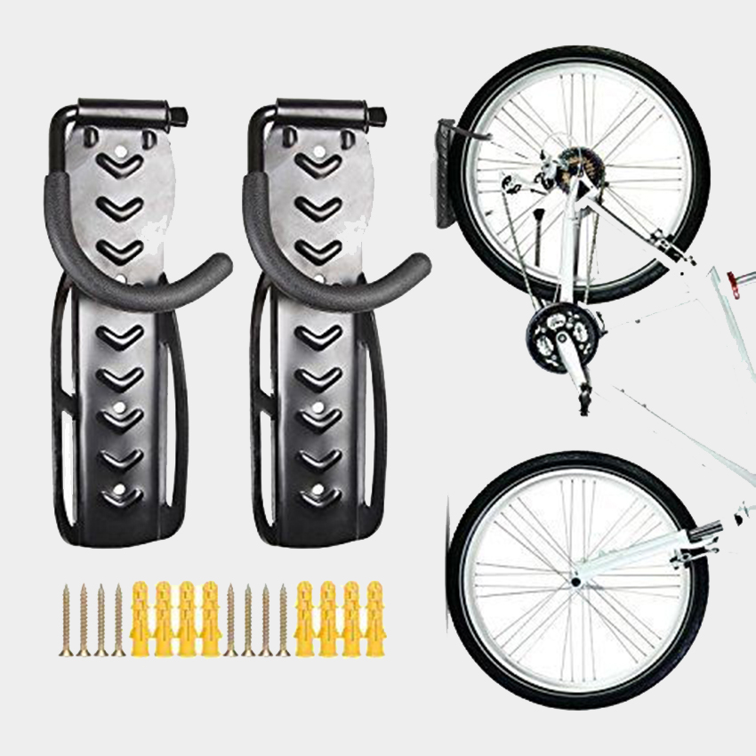 Colgador de bicicleta de montaje en pared para almacenamiento de bicicletas de fácil montaje portátil para interiores