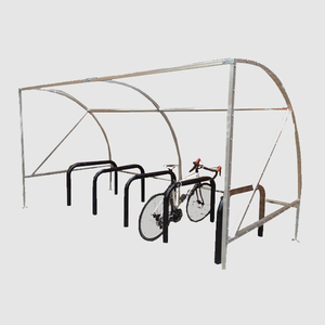 Cobertizo de almacenamiento de bicicletas con toldo para refugio de lluvia individual al aire libre para la venta