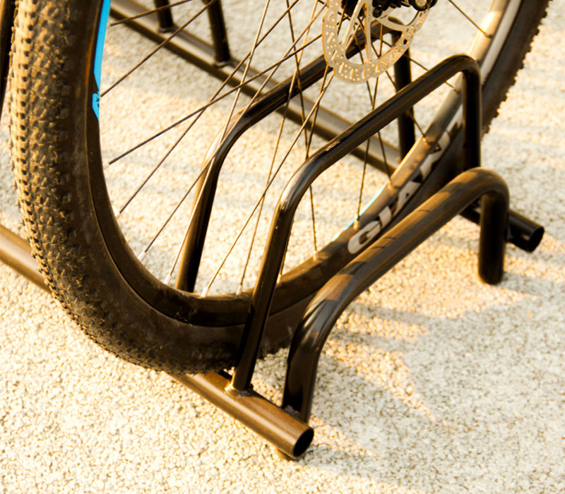 Piso Alto Bajo Recubrimiento en polvo Estacionamiento 5 Portabicicletas para bicicletas