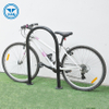 Soporte de bicicleta de estacionamiento estilo U invertido de calle enterrada de alta calidad con pulido