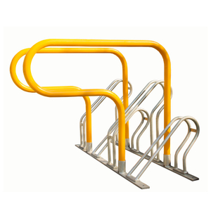 Piso Garaje Almacenamiento de bicicletas Estantes de estacionamiento de bicicletas de doble cara personalizados ajustables