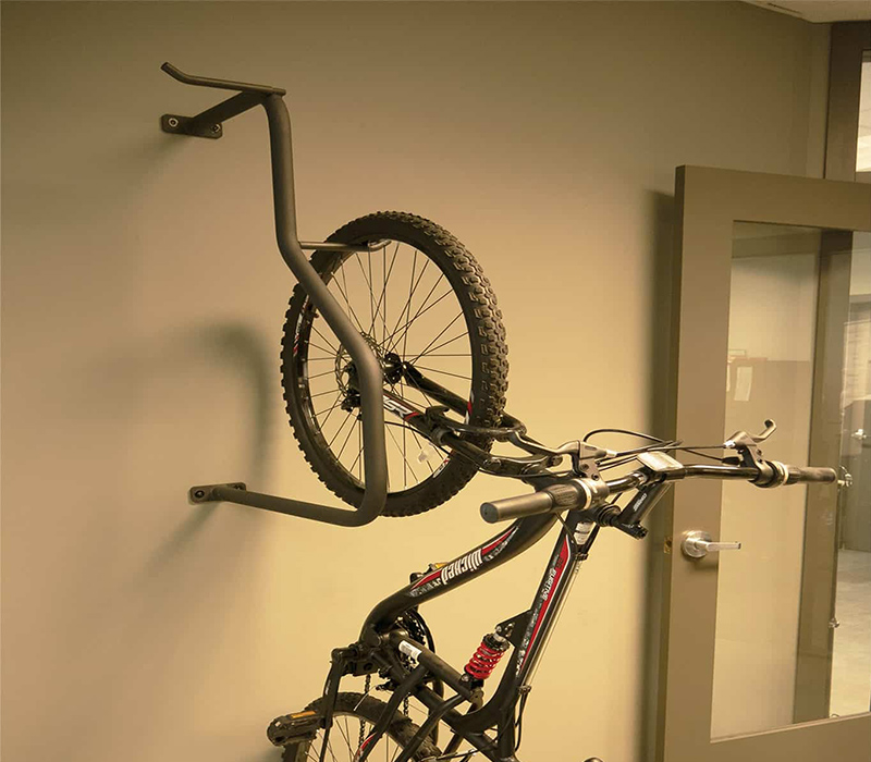 Percha de almacenamiento de bicicleta de montaña de pared de estante de bicicleta vertical